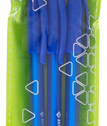 Długopis ze skuwką 0,7 mm ZENITH HANDY niebieski - 3 szt. opp bag