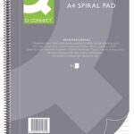 Kołonotatnik Q-CONNECT, A4, w linię, 80 kart., 70gsm, perforacja (opakowanie 10 szt.)
