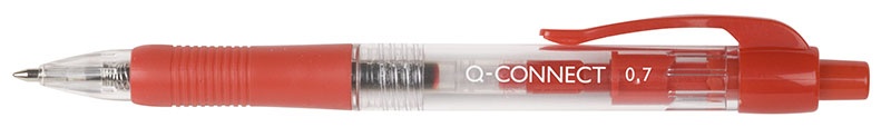 74227-17136-dlugopis_automatyczny_q_connect_1_0mm_czerwony-800w Długopis automatyczny Q-CONNECT 0,7mm, czerwony (opakowanie 10 szt.) - obrazek 1