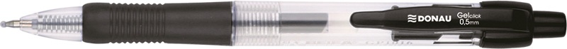 74453-14202-dlugopis_automatyczny_zelowy_donau_z_wodoodpor-800w Długopis automatyczny żelowy DONAU z wodoodpornym tuszem 0,5mm, czarny (opakowanie 12 szt.) - obrazek 1