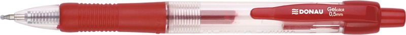 74454-14203-dlugopis_automatyczny_zelowy_donau_z_wodoodpor-800w Długopis automatyczny żelowy DONAU z wodoodpornym tuszem 0,5mm, czerwony (opakowanie 12 szt.) - obrazek 1