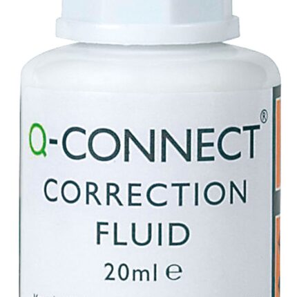 Korektor w płynie Q-CONNECT z pędzelkiem, 20ml (opakowanie 10 szt.)