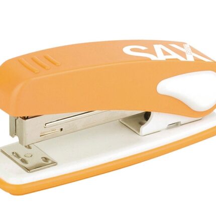 Zszywacz SAX239 Design, zszywa do 25 kartek, display, pomarańczowy