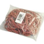 Gumki recepturki Q-CONNECT, 100g, średnica 80mm, czerwone