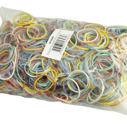 Gumki recepturki Q-CONNECT, 250g, średnica 40mm, mix kolorów