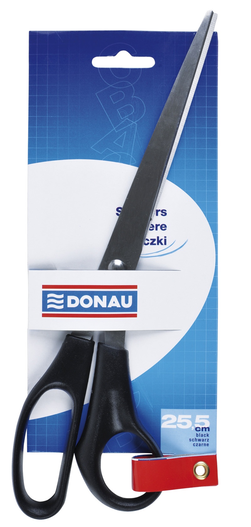 75470-15208-nozyczki_biurowe_donau_klasyczne_25_5cm_czarne-800w Nożyczki biurowe DONAU, klasyczne, 25,5cm, czarne - obrazek 1