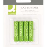 Baterie super-alkaliczne Q-CONNECT AAA, LR03, 1,5V, 4szt.