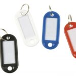 Zawieszki na klucze Q-CONNECT, 50x22mm, 100szt., zielone