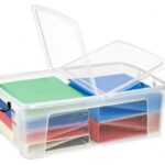 Pojemnik biurowy CEP Smartbox, 50l, transparentny