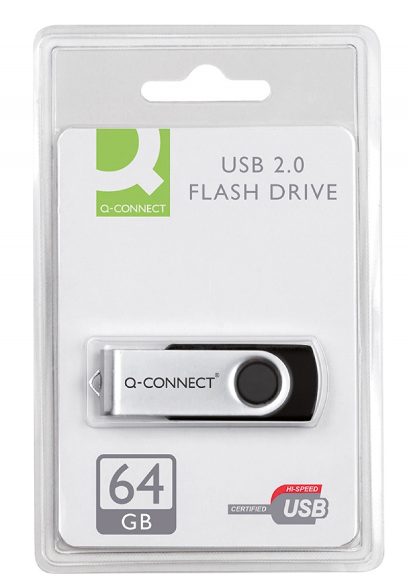 76119-20370-nosnik_pamieci_q_connect_usb_64gb-800w-1 Nośnik pamięci Q-CONNECT USB, pendrive, 64GB - obrazek 1