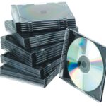 Pudełko na płytę CD/DVD Q-CONNECT, slim, 25szt., przeźroczyste