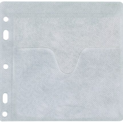 Koperty na 2 płyty CD/DVD Q-CONNECT, do wpinania, 40szt., białe