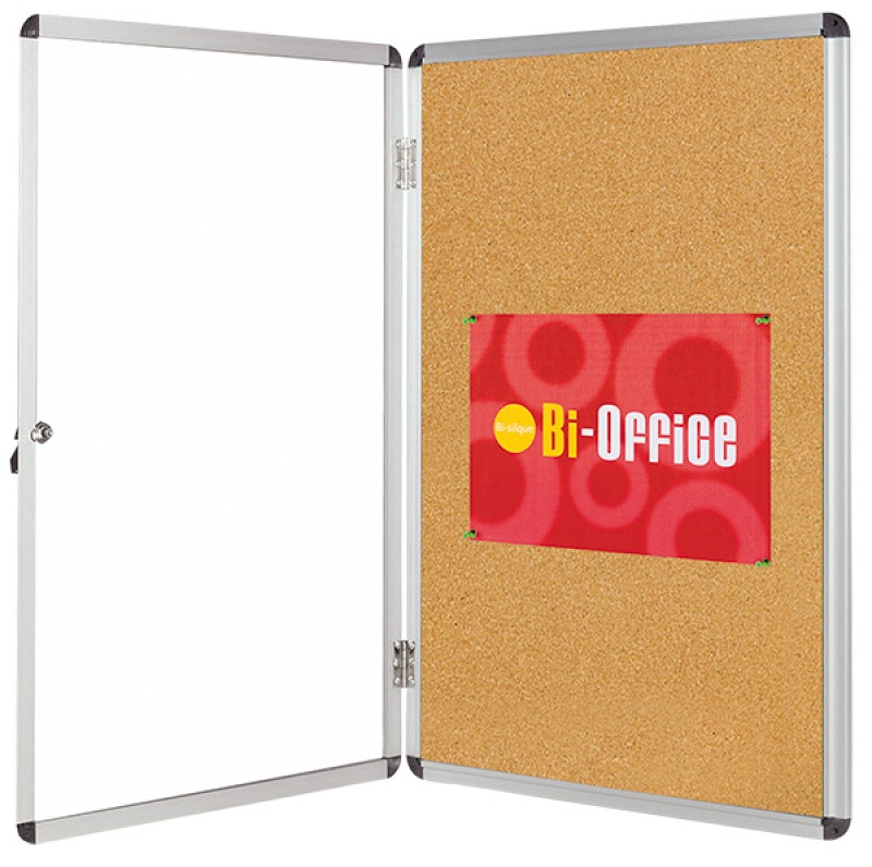 76463-13342-gablota_korkowa_bi_office_15xa4_90x120cm_brazo-800w Gablota korkowa BI-OFFICE, 15xA4, 90x120cm, brązowa - obrazek 1