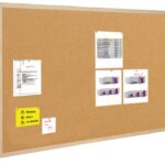 Tablica korkowa BI-OFFICE, 120x60cm, rama drewniana