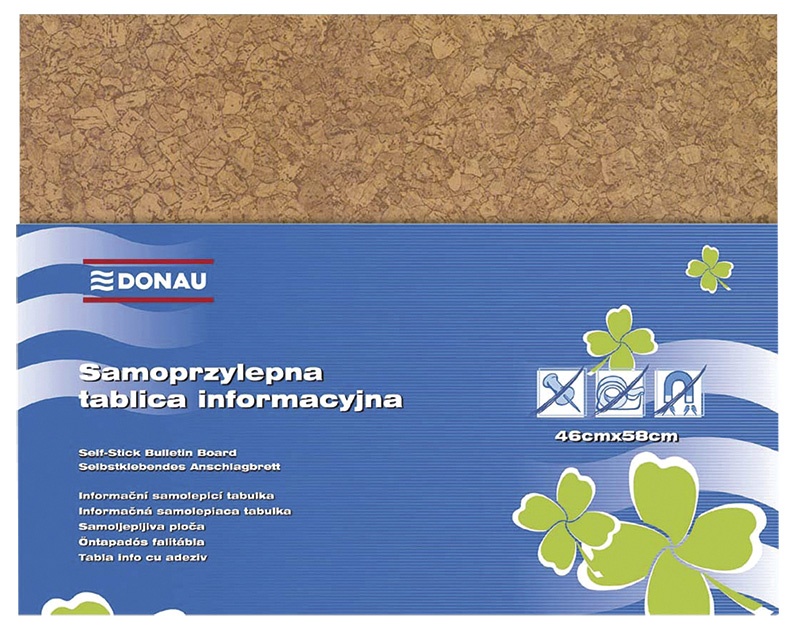 76568-13399-tablica_informacyjna_donau_58x46cm_samoprzylep-800w Tablica informacyjna DONAU, 58x46cm, samoprzylepna, brązowa - obrazek 1