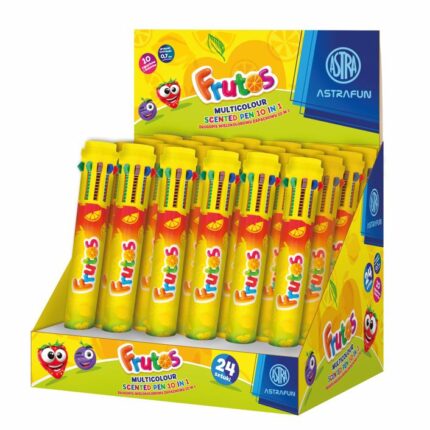 Długopis zapachowy wielokolorowy 10w1 ASTRA FRUTOS