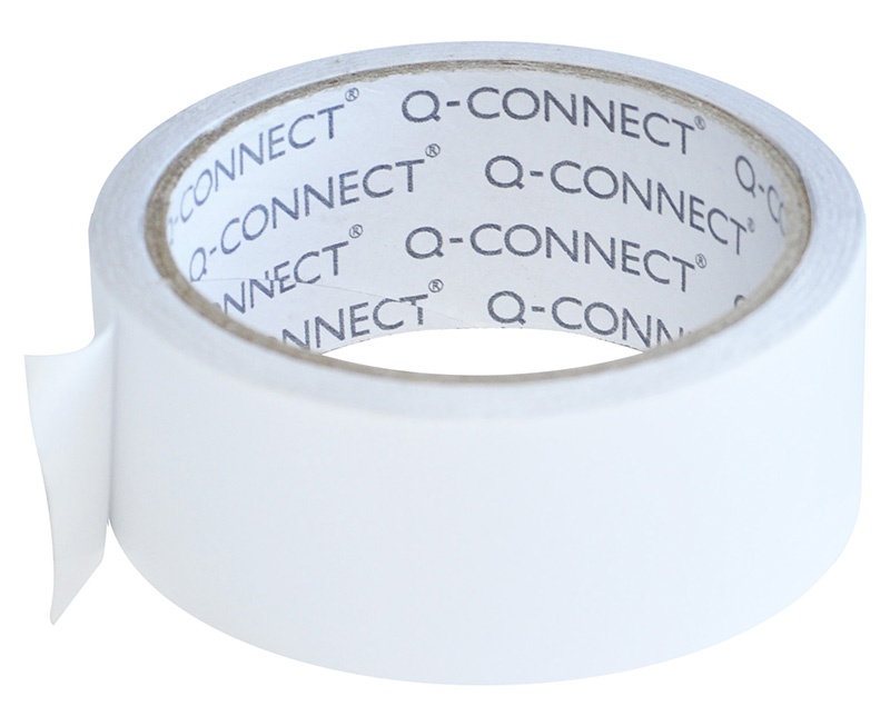 77254-18545-tasma_dwustronna_q_connect_38mm_10m_biala-800w Taśma dwustronna Q-CONNECT, 38mm, 10m, transparentna - obrazek 1