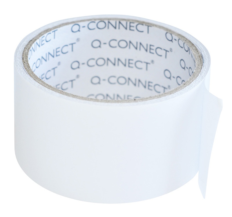 77255-18548-tasma_dwustronna_q_connect_50mm_5m_biala-800w Taśma dwustronna Q-CONNECT, 50mm, 5m, transparentna - obrazek 1