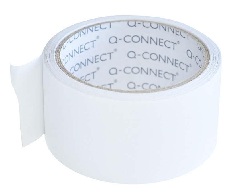 77256-18547-tasma_dwustronna_q_connect_50mm_10m_biala-800w-1 Taśma dwustronna Q-CONNECT, 50mm, 10m, transparentna (opakowanie 6 szt.) - obrazek 1