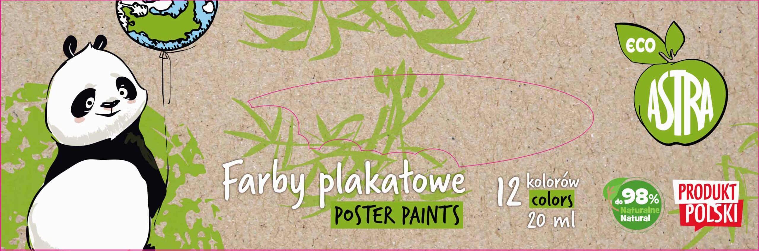 Farby plakatowe ECO Astra 12 kol x 20 ml Farby plakatowe ECO Astra 12 kol x 20 ml - obrazek 1