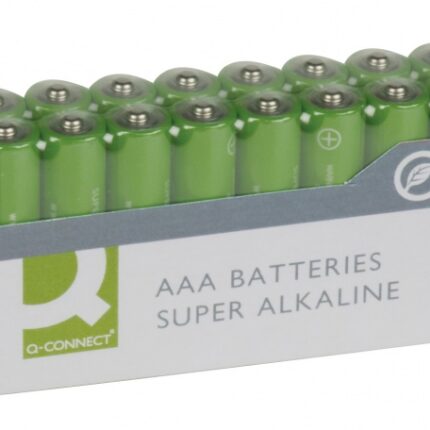 Baterie super-alkaliczne Q-CONNECT AAA, LR03, 1,5V, 20szt.