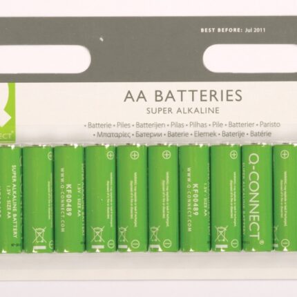 Baterie super-alkaliczne Q-CONNECT AA, LR06, 1,5V, 12szt.