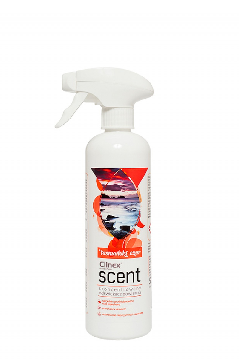 79211-22024-odswiezacz_powietrza_clinex_scent_tasmanski_cz-800w Odświeżacz powietrza CLINEX Scent Tasmański Czar, skoncentrowany, 500ml - obrazek 1