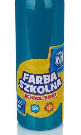 Farba szkolna Astra 500 ml - turkusowa