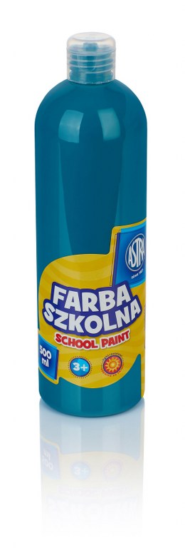 Farba szkolna Astra 500 ml - turkusowa Farba szkolna Astra 500 ml - turkusowa - obrazek 1
