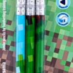 Ołówki grafitowe trójkątne HB jumbo ASTRAKIDS PIXEL ONE + temperówka - 3+1 szt. blister