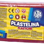 Plastelina Astra 1 kg różowa