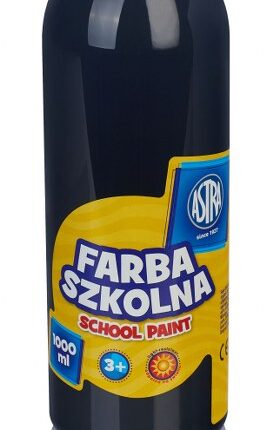 Farba szkolna Astra 1000 ml - czarna