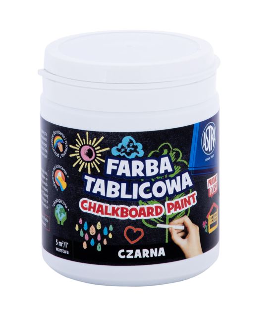 Farba tablicowa Astra 250 ml czarna Farba tablicowa Astra 250 ml czarna - obrazek 1