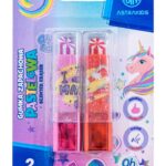 Zapachowa gumka w kształcie szminki ASTRAKIDS UNICORN - 2 szt. blister