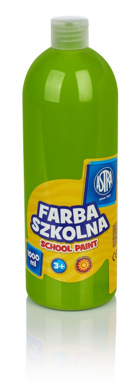 Farby szkolne Astra 1000 ml - limonkowa Farby szkolne Astra 1000 ml - limonkowa - obrazek 1