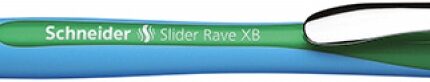 Długopis automatyczny SCHNEIDER Slider Rave, XB, zielony