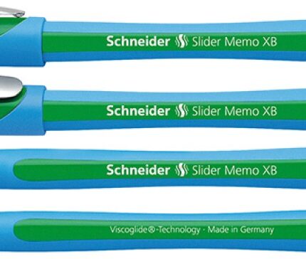 Długopis SCHNEIDER Slider Memo, XB, zielony