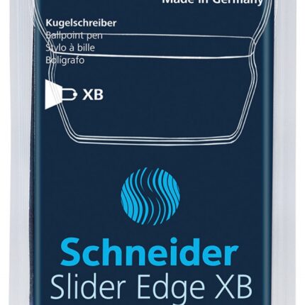 Zestaw długopisów w etui SCHNEIDER Slider Edge, XB, 6 szt., miks kolorów