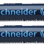 Marker permanentny SCHNEIDER Maxx 230, okrągły, 1-3mm, czarny (opakowanie 10 szt.)