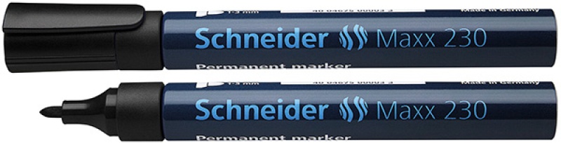 81660-24000-marker_permanentny_schneider_maxx_230_okragly_-800w Marker permanentny SCHNEIDER Maxx 230, okrągły, 1-3mm, czarny (opakowanie 10 szt.) - obrazek 1