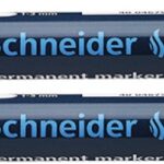 Marker permanentny SCHNEIDER Maxx 230, okrągły, 1-3mm, czerwony (opakowanie 10 szt.)