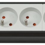 Listwa zasilająca BRENNENSTUHL Premium, 4 gniazd, zaczep, 1,8m, z wył., czarna