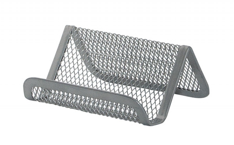 82690-17069-stojak_na_wizytowki_q_connect_office_set_metal-800w Stojak na wizytówki Q-CONNECT Office Set, metalowy, srebrny - obrazek 1
