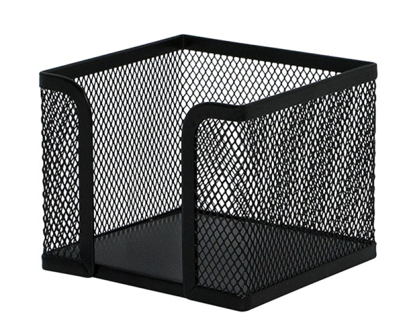 82691-17064-pojemnik_na_karteczki_q_connect_office_set_met-800w Pojemnik na karteczki Q-CONNECT Office Set, metalowy, czarny - obrazek 1