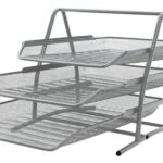 Zestaw na biurko Q-CONNECT Office Set, metalowy, 3 szufladki, srebrny
