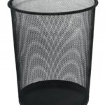 Kosz na śmieci Q-CONNECT Office Set, metalowy, 19l, czarny