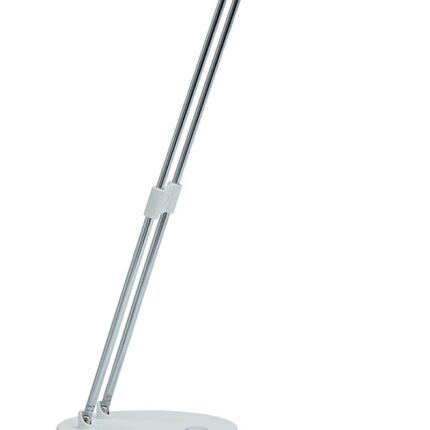 Lampka LED na biurko MAULpuck, 5W, składana, biała