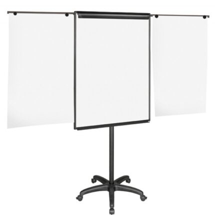 Flipchart mobilny BI-OFFICE, 70x102cm, tablica suchoś. -magn., z wyciąganymi ramionami