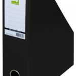 Pojemnik na dokumenty Q-CONNECT, PVC, A4/76, czarny