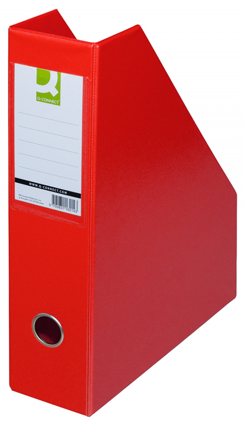 83859-19705-pojemnik_na_dokumenty_q_connect_pvc_a4_76_czer-800w Pojemnik na dokumenty Q-CONNECT, PVC, A4/76, czerwony - obrazek 1